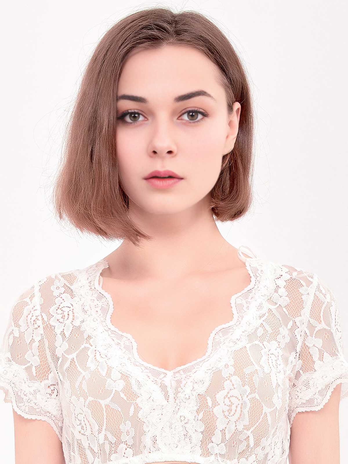 Dirndlbluse in Weiß